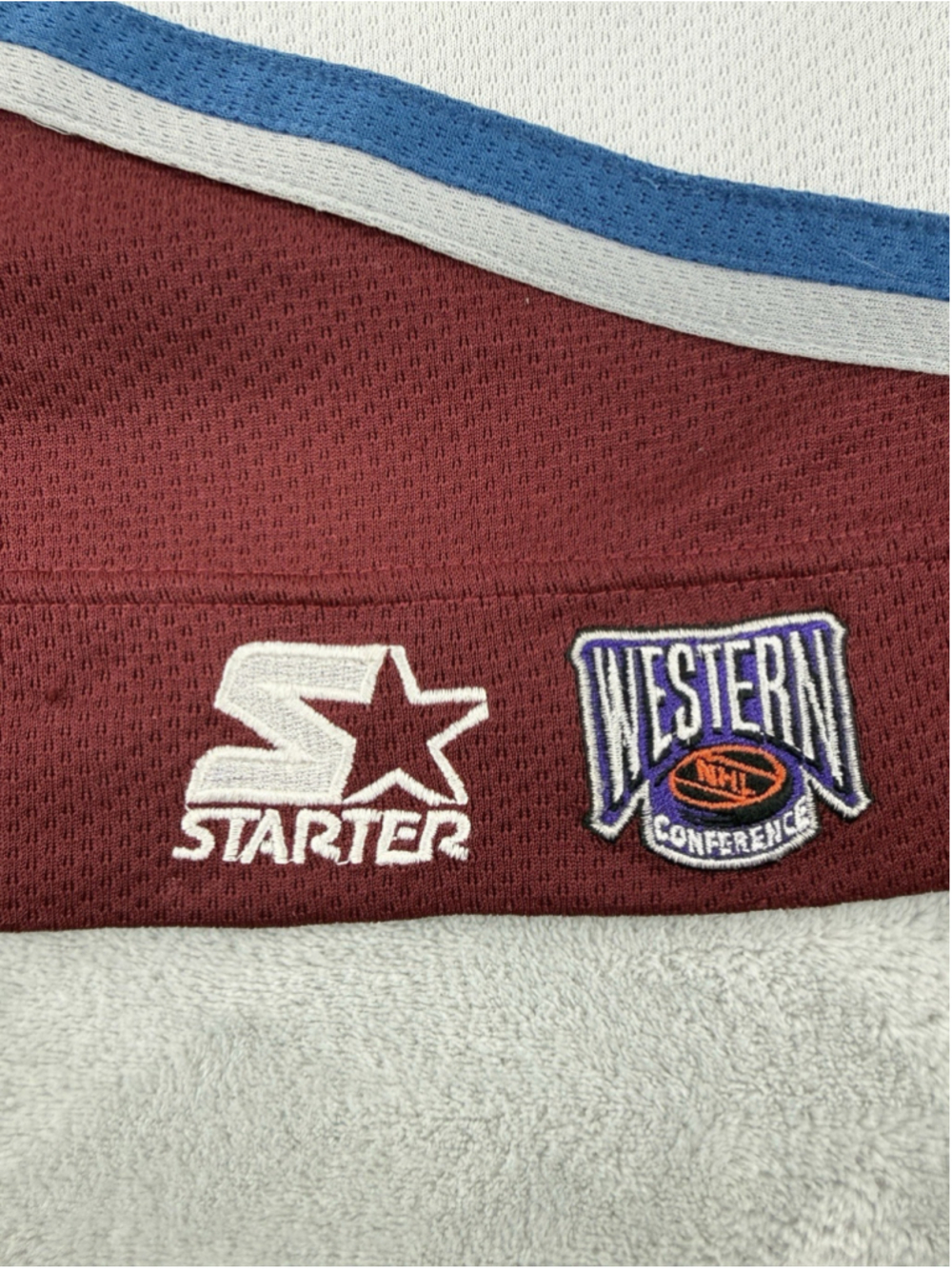 Vintage Starter Colorado Avalanche Mike Ricci #9 NHL Hockey Jersey - Picture 10 of 16